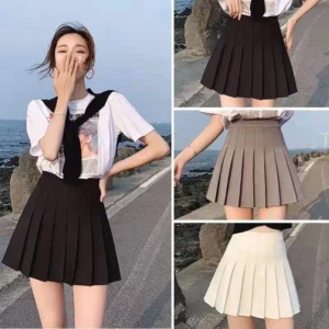Chân váy tennis ngắn xếp ly dáng xòe thời trang nữ hàng cao cấp
