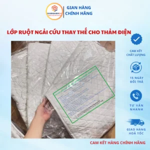 Ruột Thảm Ngải Cứu thay thế QA Happylife hỗ trợ giảm đau mỏi lưng, vai gáy, thư giản thoải mái