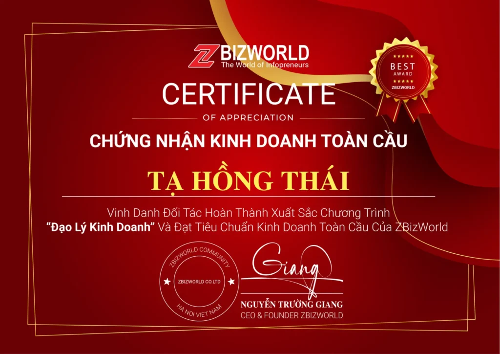 Đạo Lý Kinh Doanh